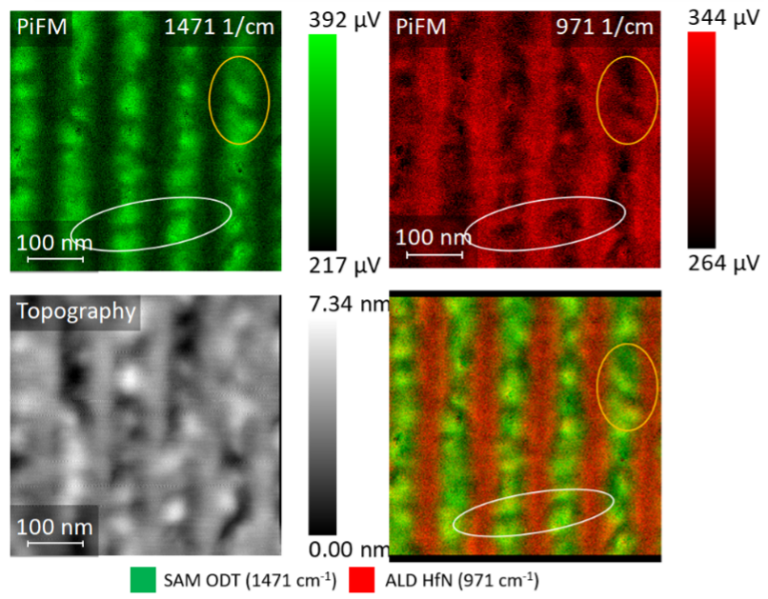nano-FTIR,nano-scale spectroscopy,AFM,PiFM,nano-scale chemical mapping,PiF-IR,snom,Molecular Vista,nanoscale,analysis,mapping